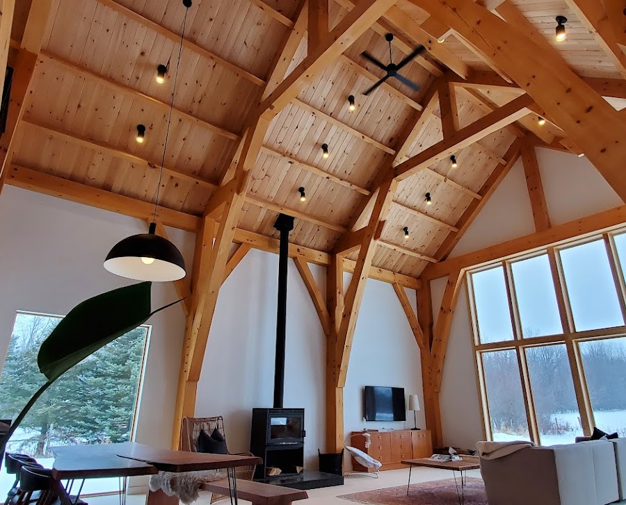 New Build Custom Timber Frame Cottage Lighting